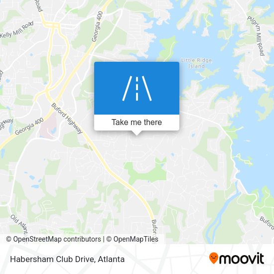 Mapa de Habersham Club Drive