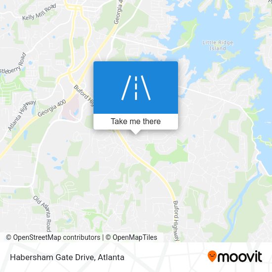 Habersham Gate Drive map
