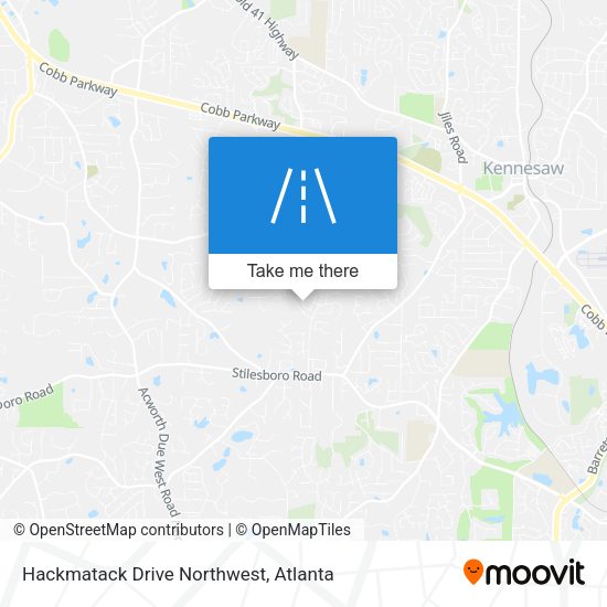 Mapa de Hackmatack Drive Northwest
