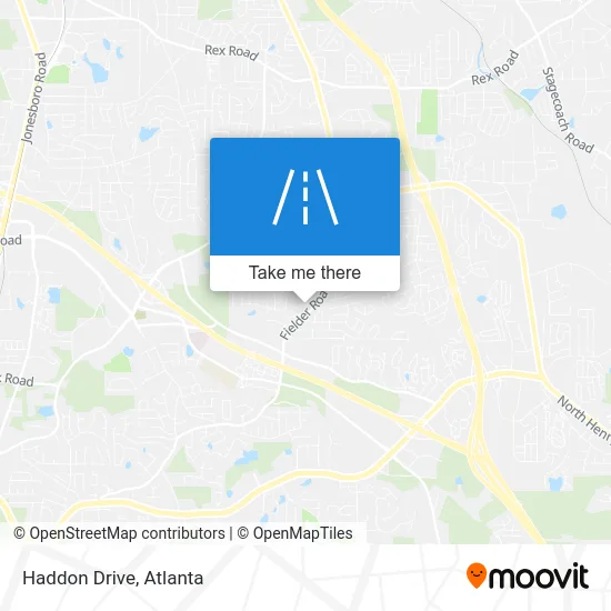 Haddon Drive map
