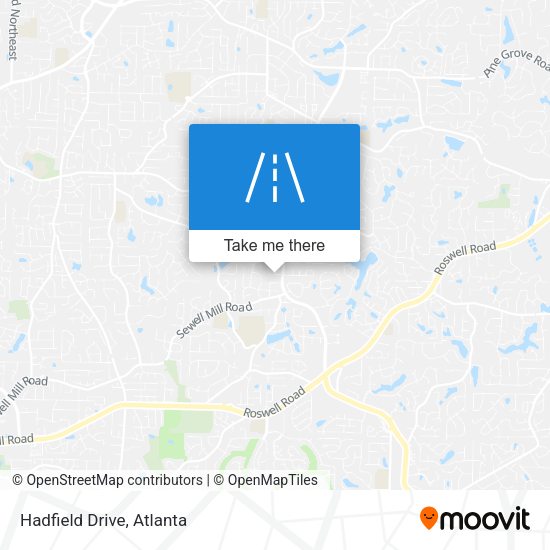 Mapa de Hadfield Drive