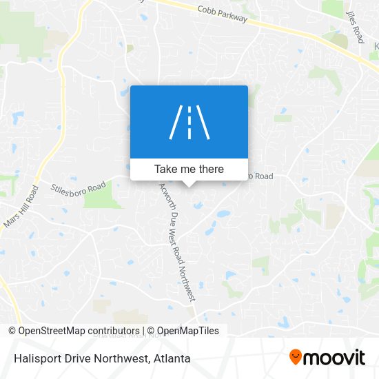 Halisport Drive Northwest map