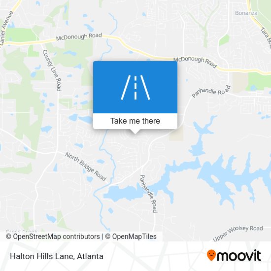 Mapa de Halton Hills Lane