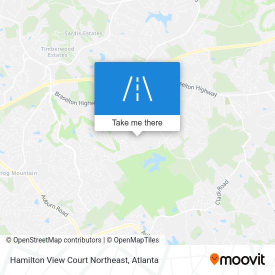 Hamilton View Court Northeast map