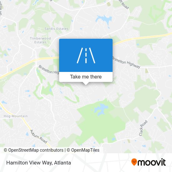 Mapa de Hamilton View Way