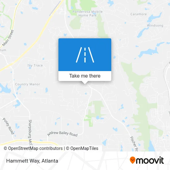 Hammett Way map