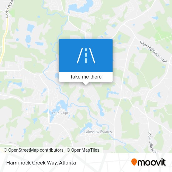 Mapa de Hammock Creek Way