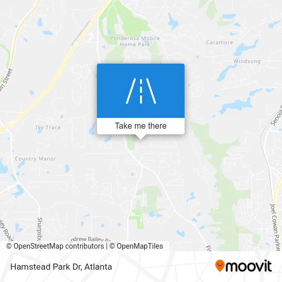 Hamstead Park Dr map
