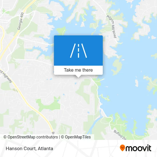 Hanson Court map