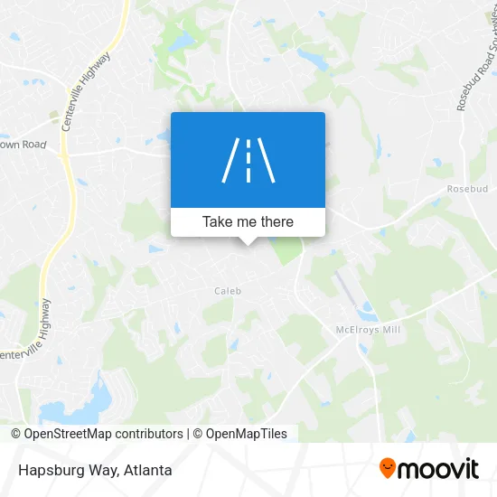 Hapsburg Way map