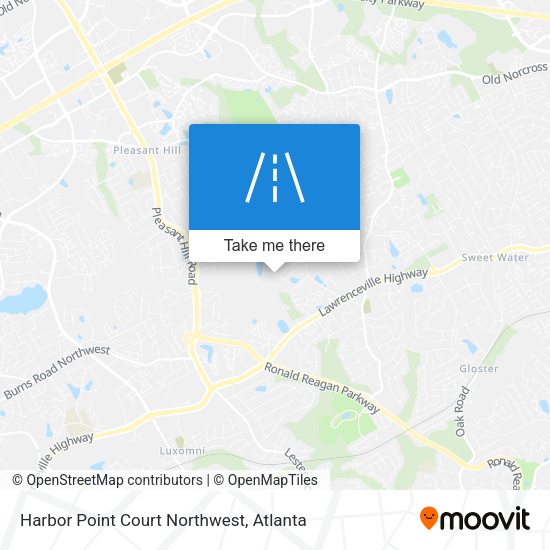 Harbor Point Court Northwest map