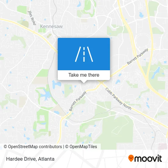 Hardee Drive map