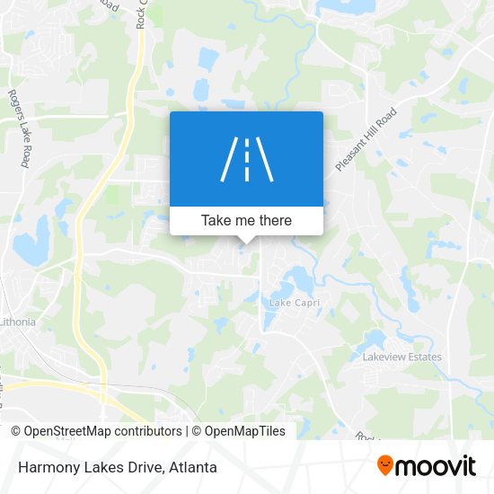 Harmony Lakes Drive map