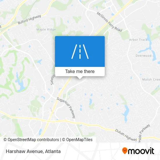 Harshaw Avenue map