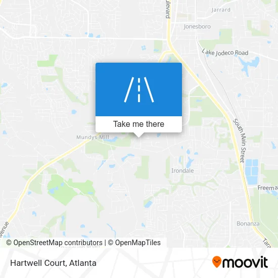Hartwell Court map