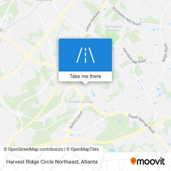 Harvest Ridge Circle Northeast map