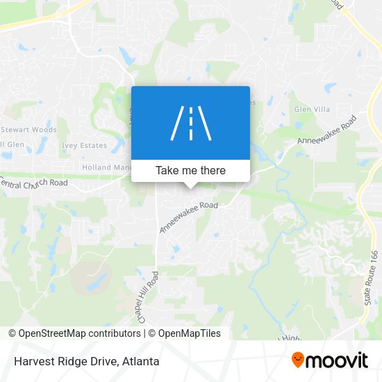 Mapa de Harvest Ridge Drive