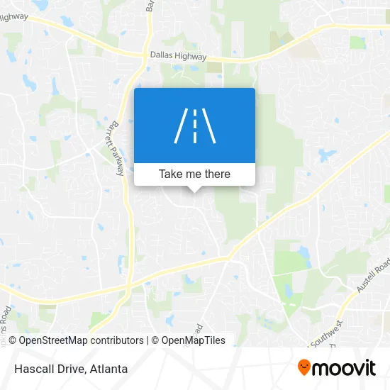 Hascall Drive map