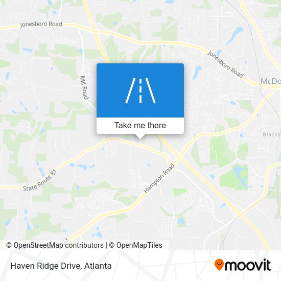 Haven Ridge Drive map