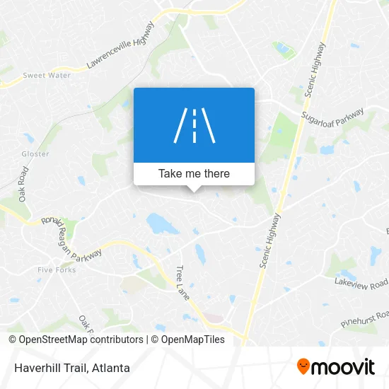 Haverhill Trail map
