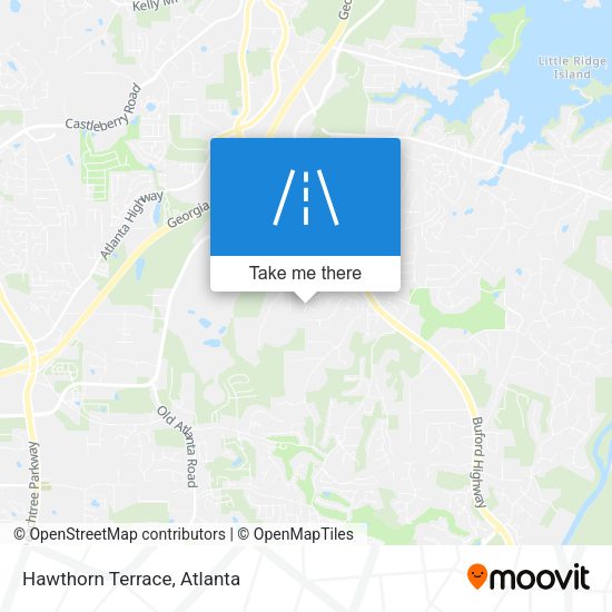 Hawthorn Terrace map