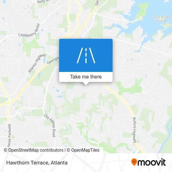 Hawthorn Terrace map