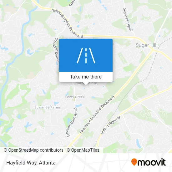 Hayfield Way map