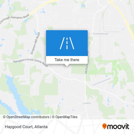 Mapa de Haygood Court