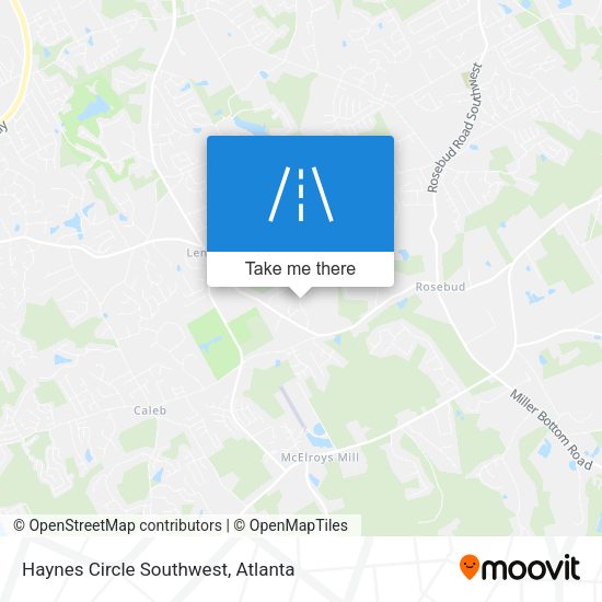 Mapa de Haynes Circle Southwest