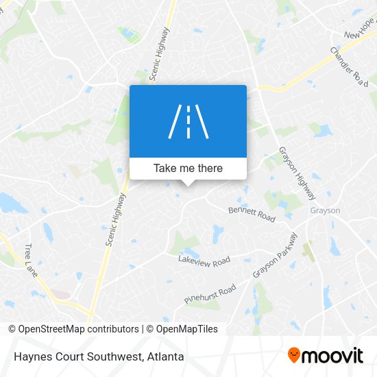 Haynes Court Southwest map