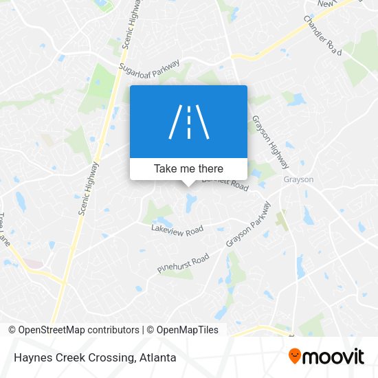 Mapa de Haynes Creek Crossing