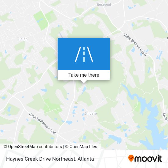 Mapa de Haynes Creek Drive Northeast