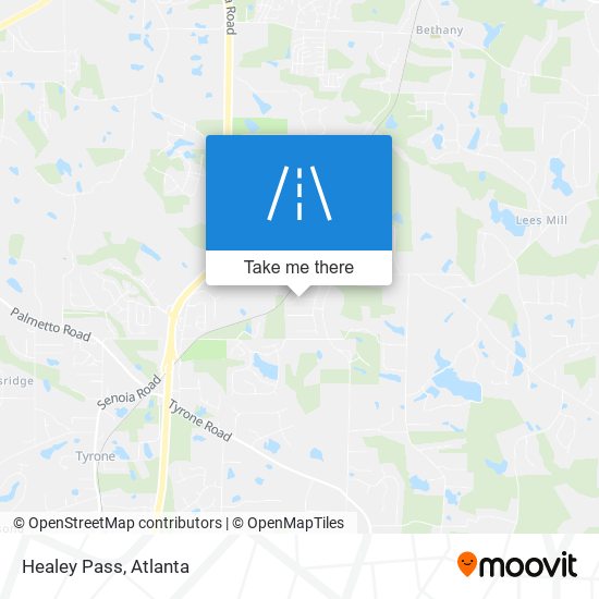 Healey Pass map