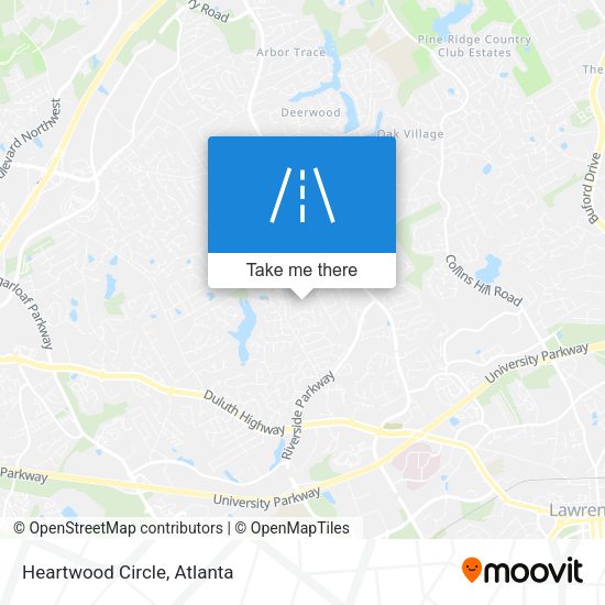 Mapa de Heartwood Circle