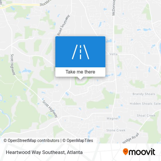 Mapa de Heartwood Way Southeast