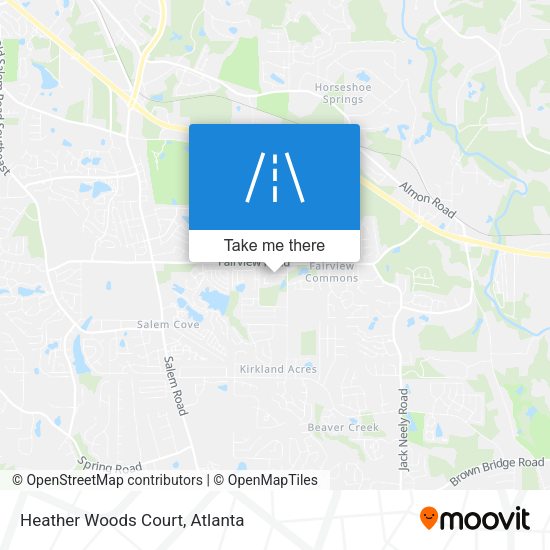 Mapa de Heather Woods Court