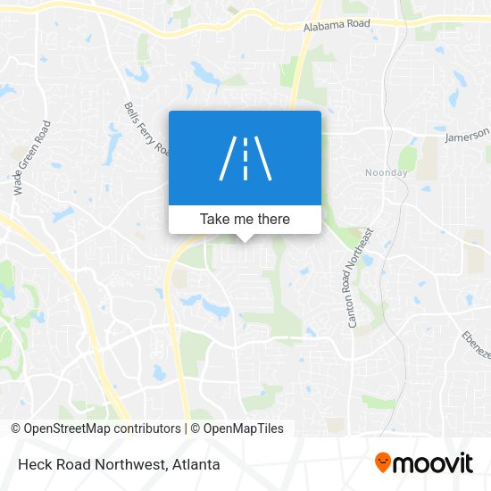 Mapa de Heck Road Northwest