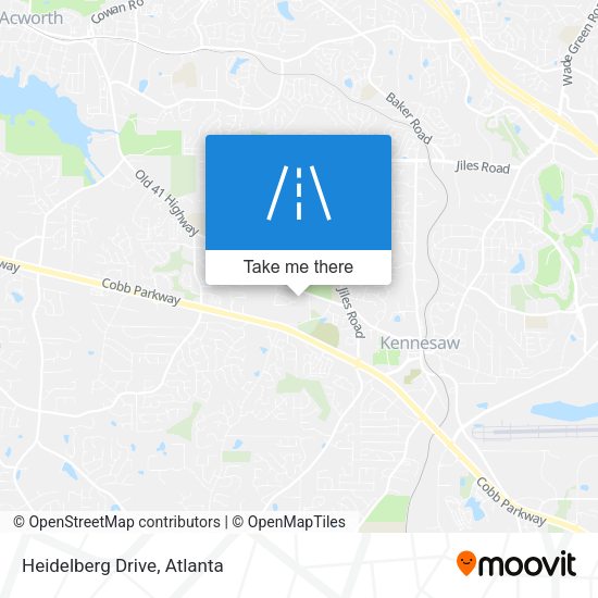Mapa de Heidelberg Drive