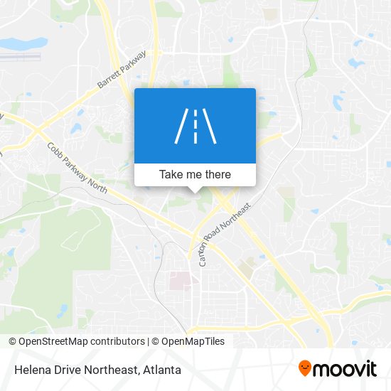 Mapa de Helena Drive Northeast