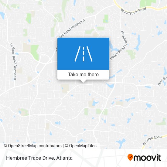 Hembree Trace Drive map