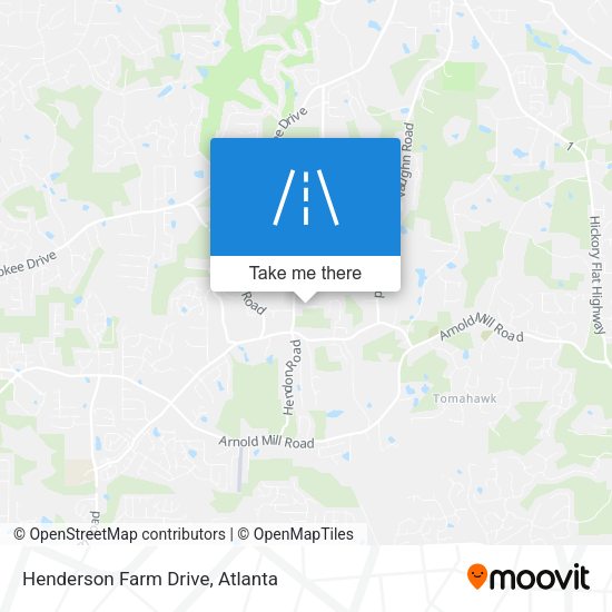 Mapa de Henderson Farm Drive