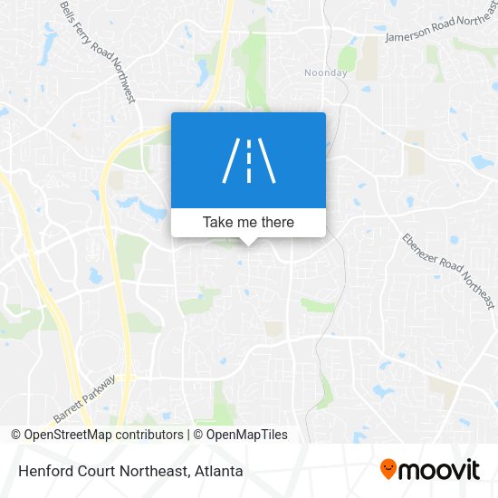 Mapa de Henford Court Northeast