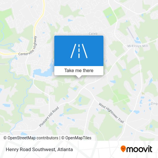 Mapa de Henry Road Southwest