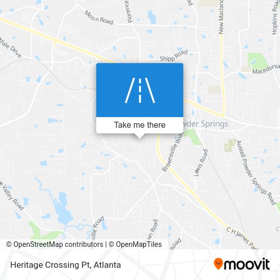 Heritage Crossing Pt map