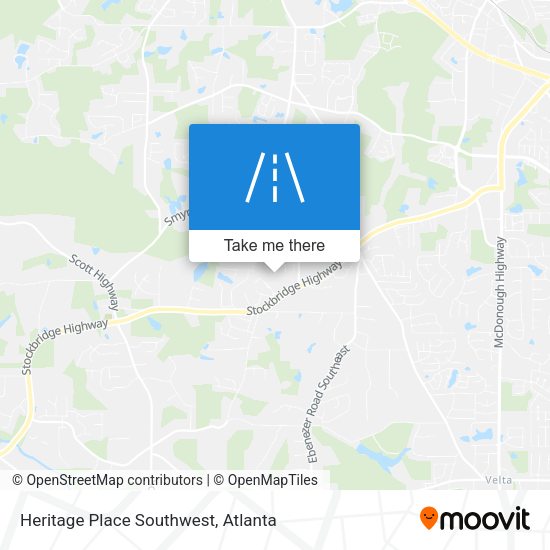 Heritage Place Southwest map