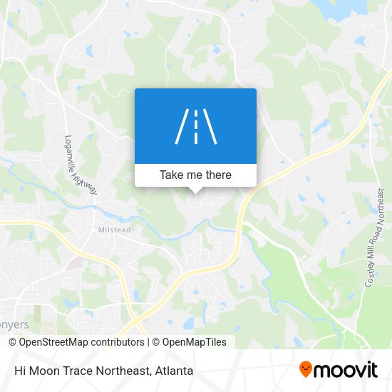 Hi Moon Trace Northeast map