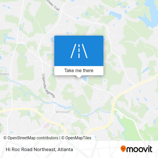 Mapa de Hi Roc Road Northeast
