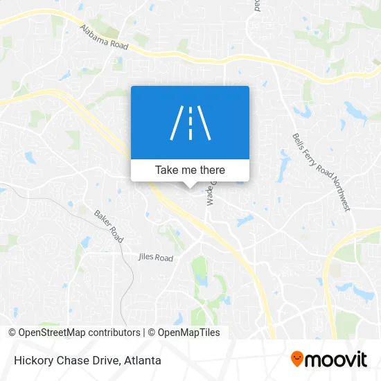 Hickory Chase Drive map