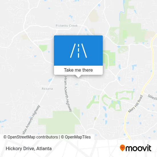 Hickory Drive map