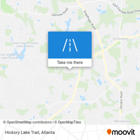 Mapa de Hickory Lake Trail